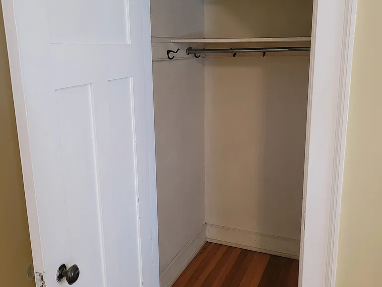 Walk-in main bedroom closet