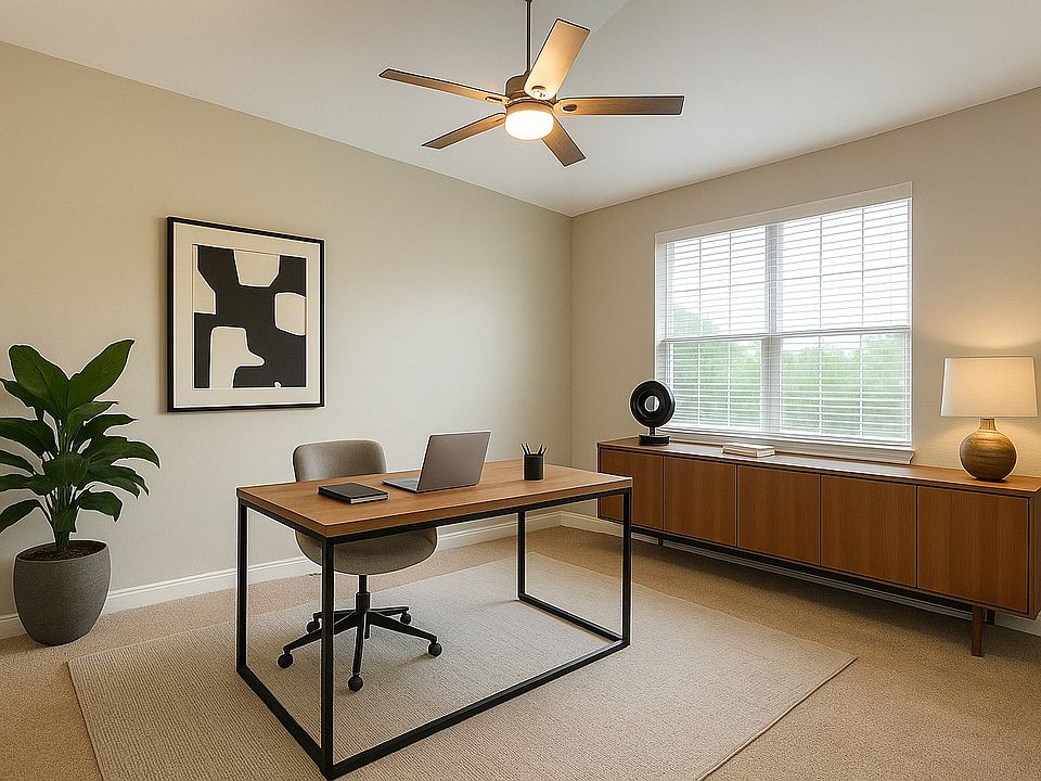 Office- located at the front of the house off the entry way