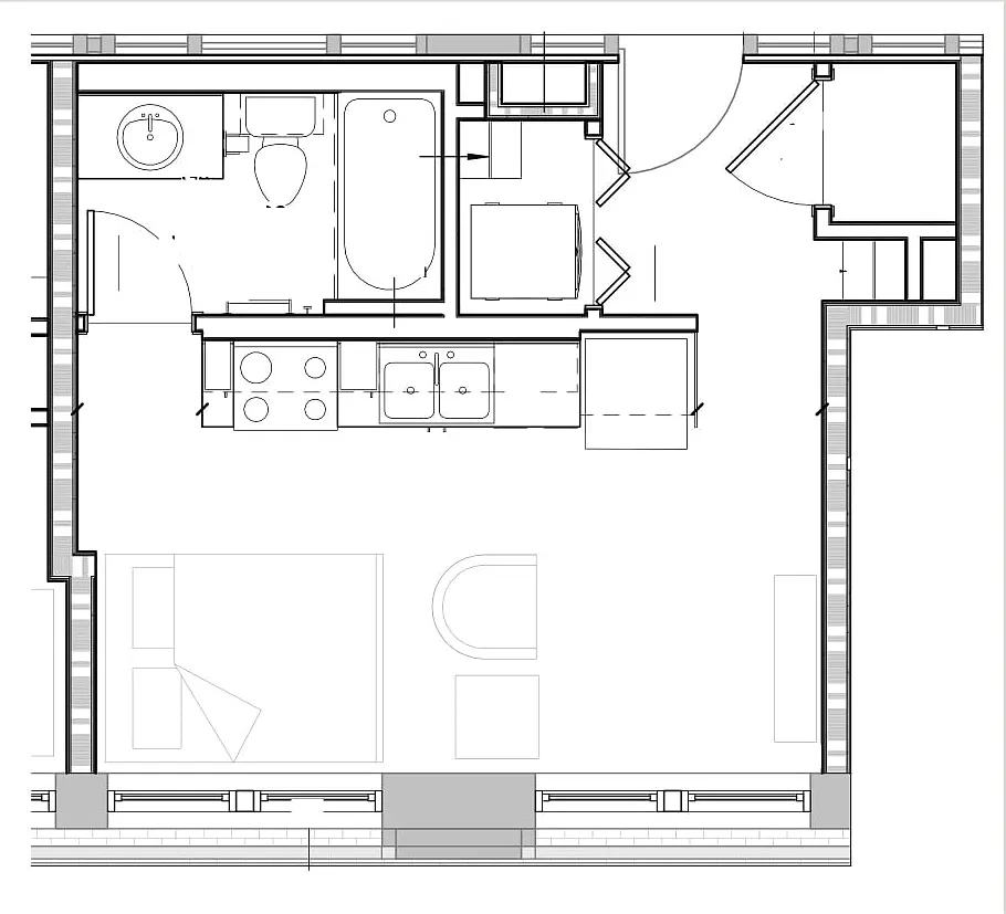Floor plan Teller