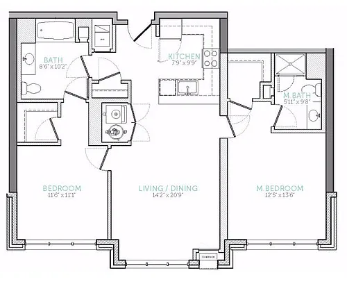 Floor plan 2-B3