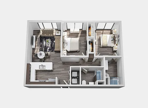 Floor plan 2 bedroom 2 bath