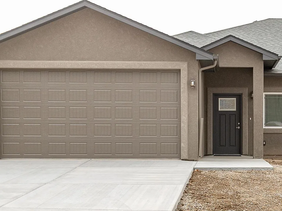 Landscaping has been installed since this photo was taken