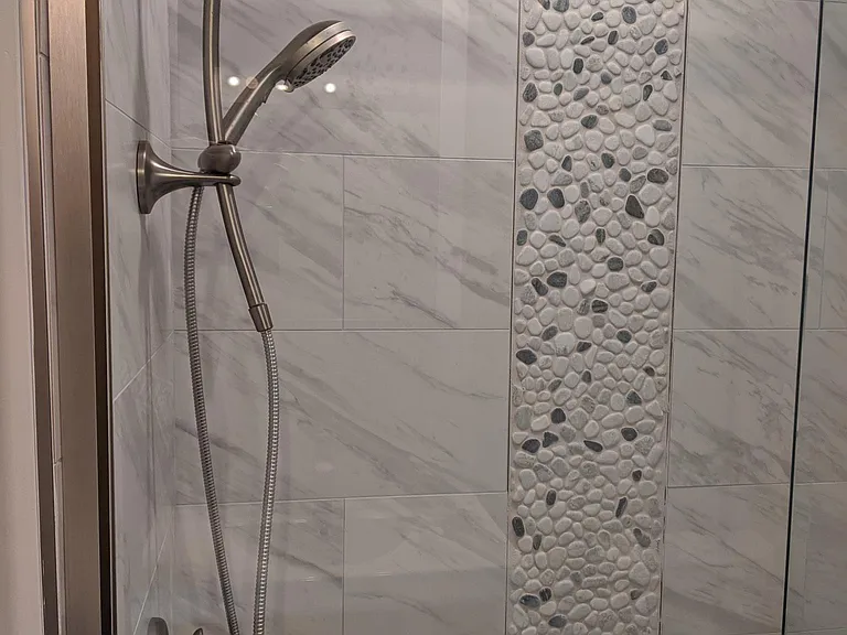 Second floor master bathroom with a walk-in shower