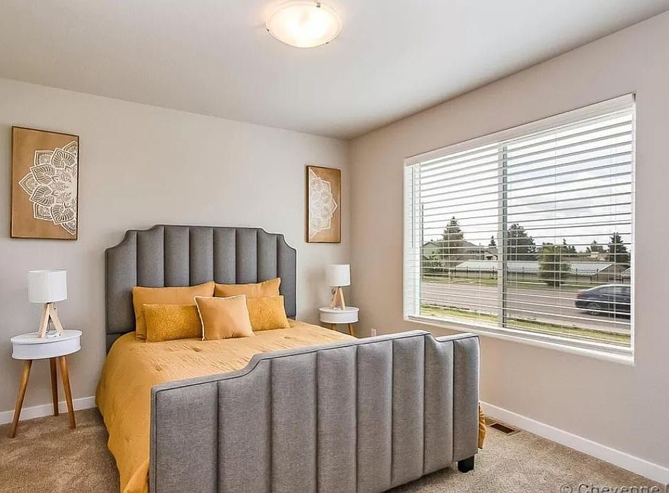 Unfurnished unit. Photo to show what unit could look like with furniture.