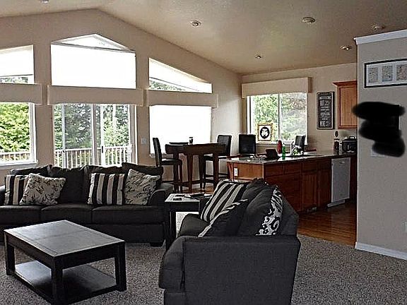 Open concept living space