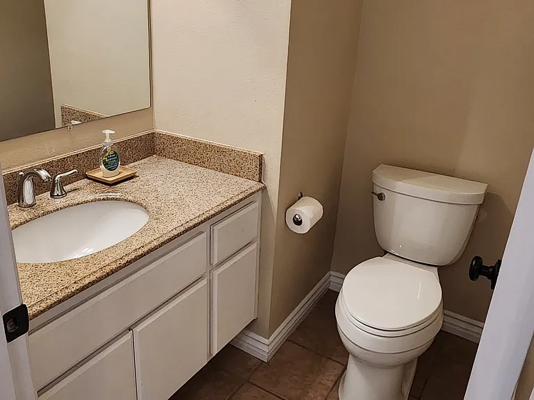 Downstairs half bathroom