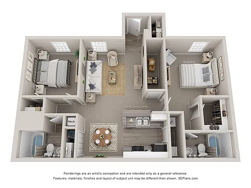 Floor plan The Warwick