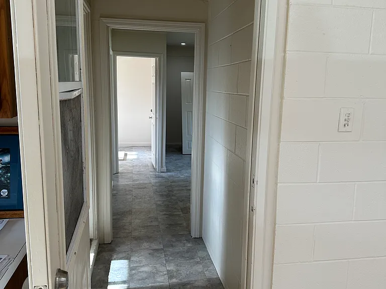 Kitchen door to extension