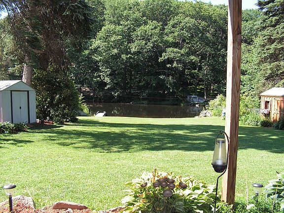 Backyard to lake