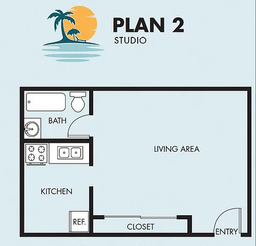 Floor plan Studio