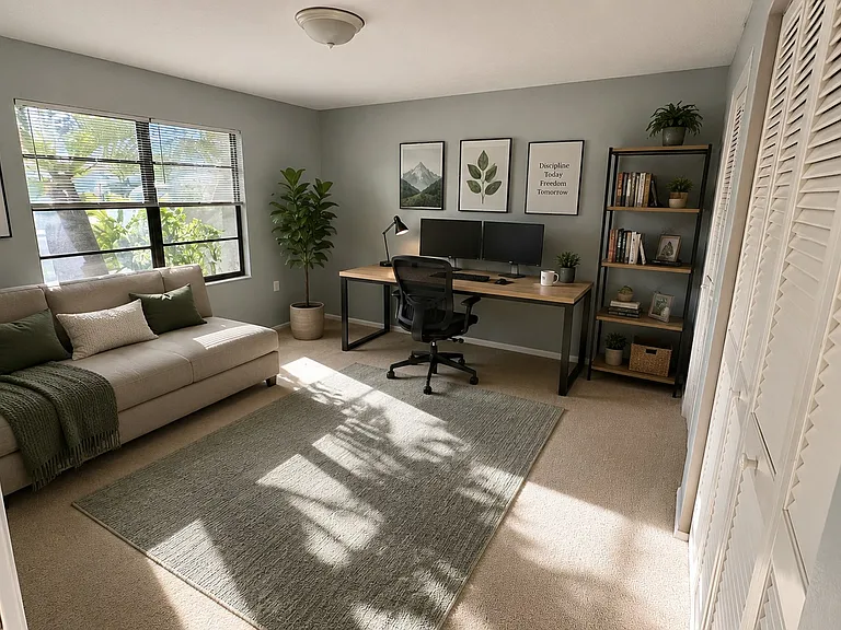 Home Office Staged (AI)