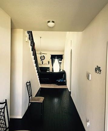 Luxurious hard wood flooring greets you at the entrance.