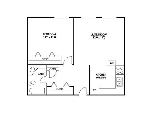 Floor plan Hennepin and Lyndale