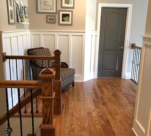 Hardwood floors upstairs