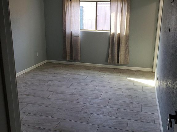 Entryway to the master bedroom. New ceiling fan.