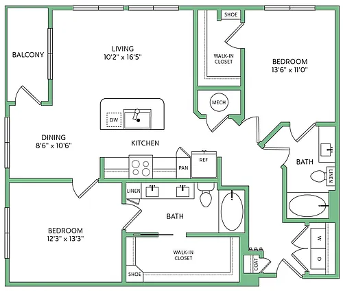 Floor plan B5