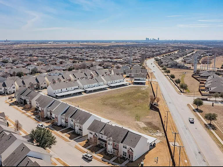 Aerial view. Neighborhood