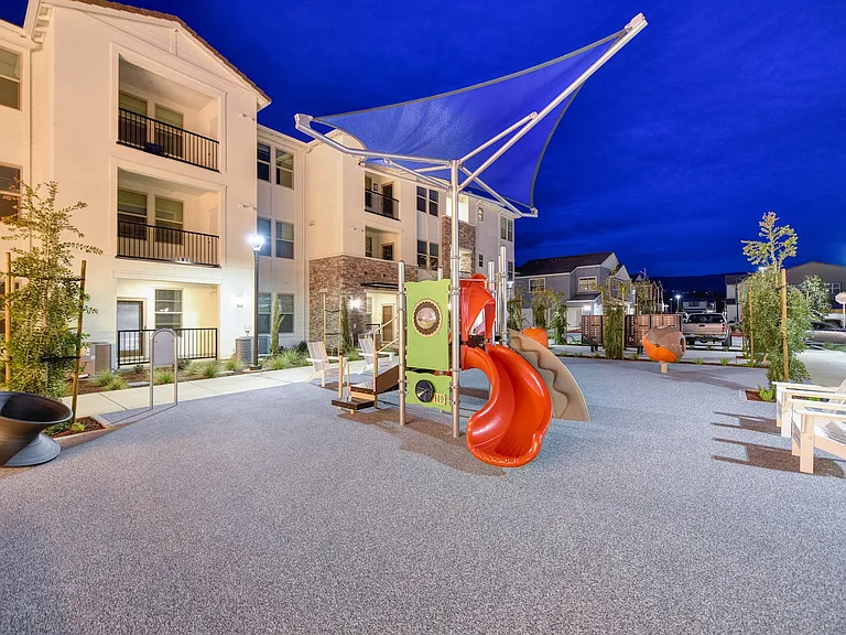 Playground Area at Night