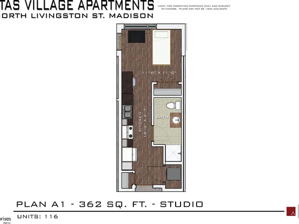 Veritas Village, 110 N Livingston St APT 116, Madison, WI 53703