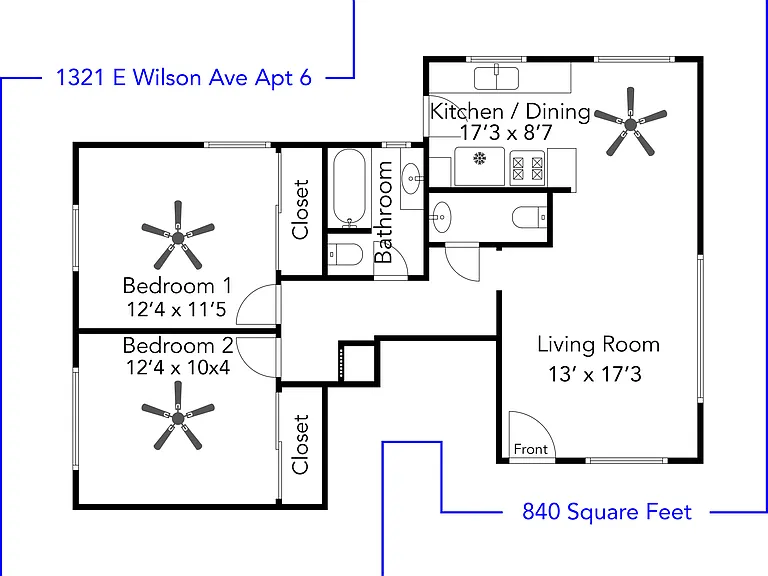 1321 E Wilson Ave #6 — Photo 2
