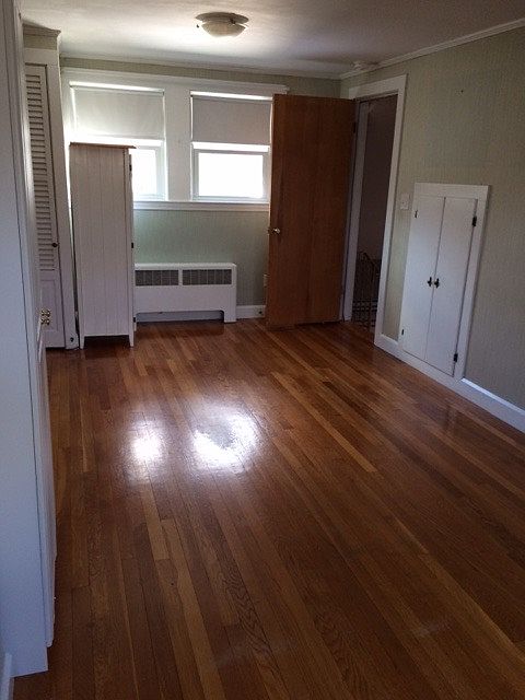 One end of bedroom