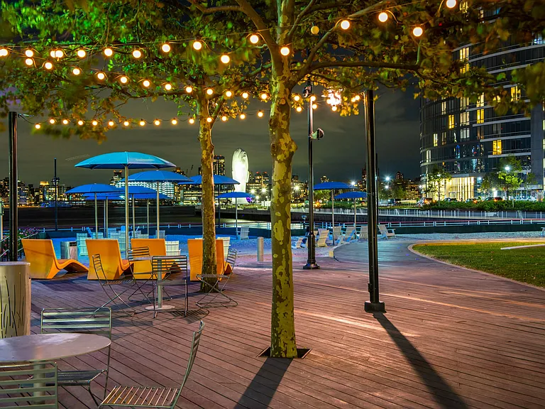Enjoy miles of waterfront boardwalks