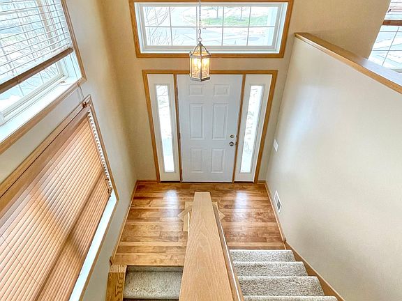 Front entry and stairs