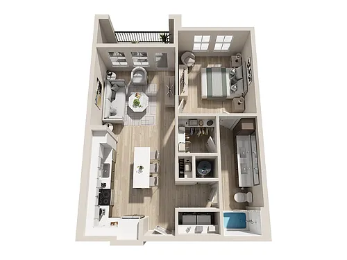 Floor plan Kowtown A