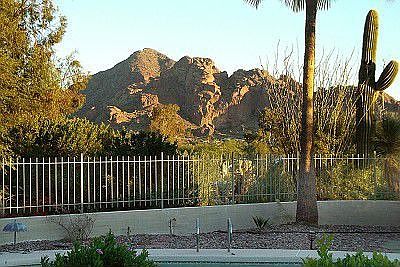 Camelback Mtn from backyard