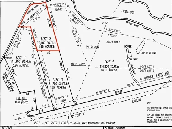 2-3 W Gurno Lake Rd, Hayward, WI 54843