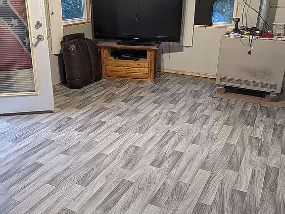New living room floor