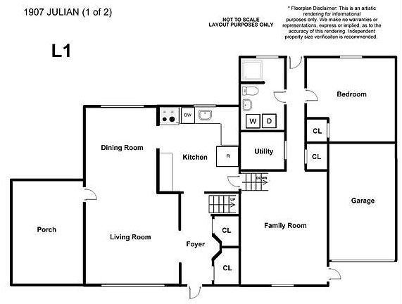 First floor floor plan