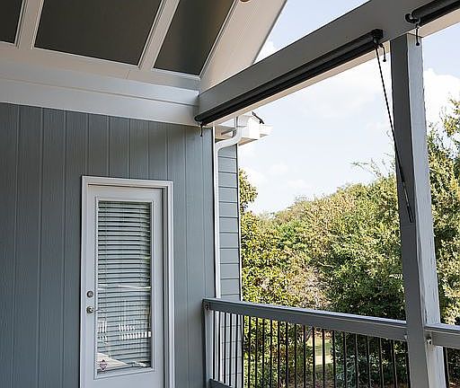 Covered back deck