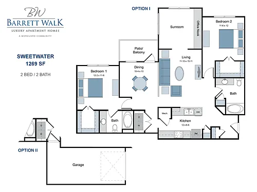 Floor plan Sweetwater
