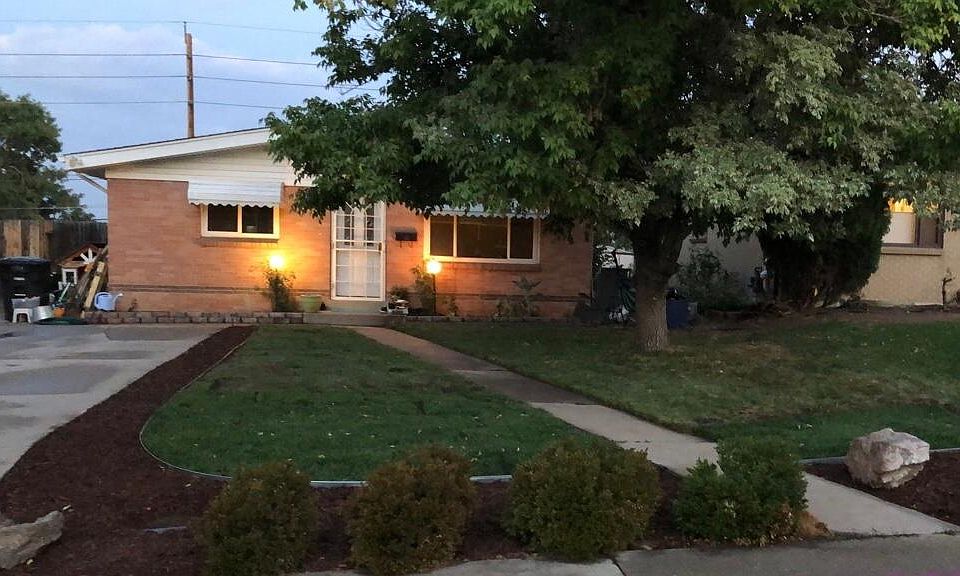 newly landscaped front yard - west facing