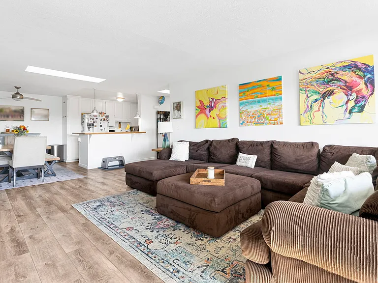 Open concept living / dining / kitchen