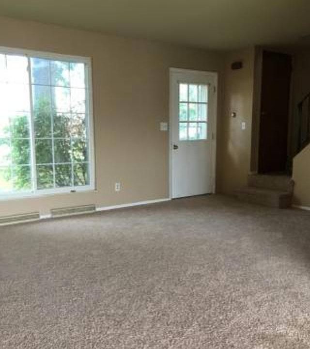 Natural light in spacious living room