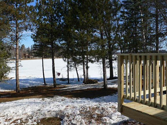 New deck overlooking the lake