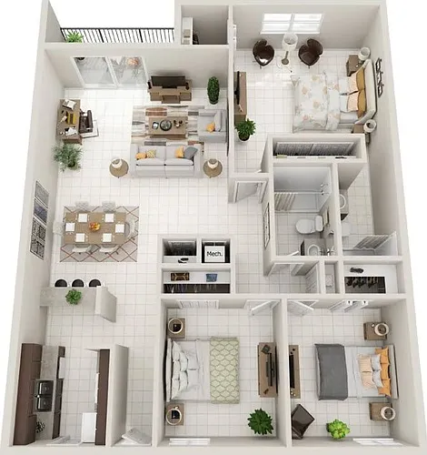Floor plan 3A