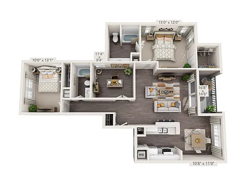 Floor plan Deauville