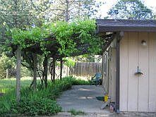 Covered patio off guest quarters