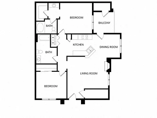 Floor plan The Catalina