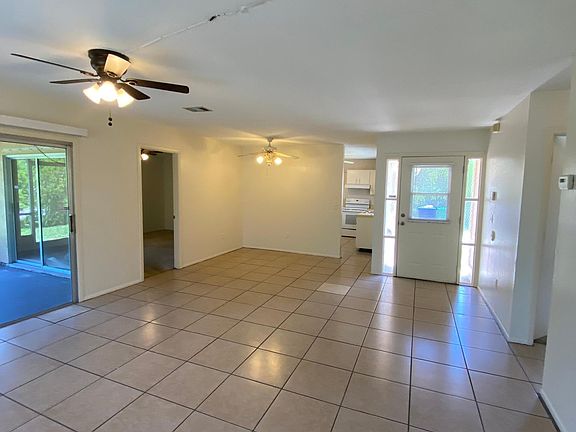 living room looking into kitchen