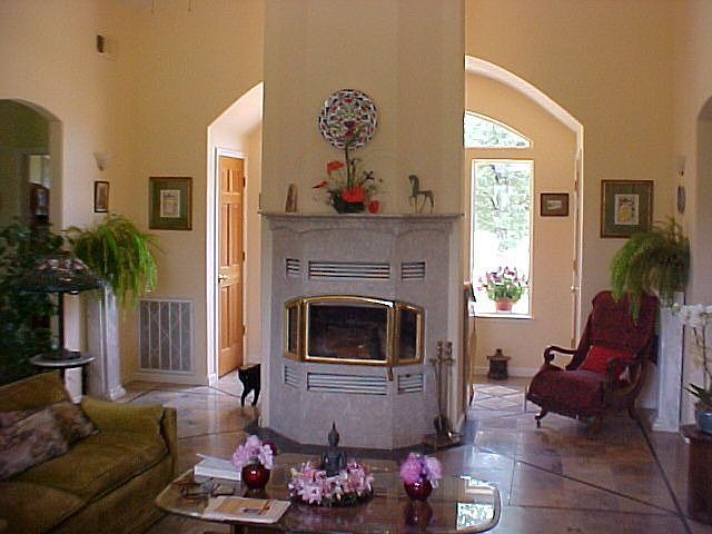 Elevated Fireplace