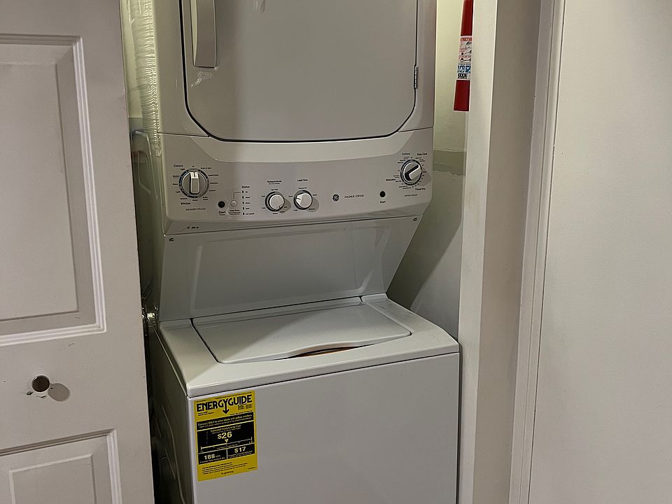 In unit laundry - new washer and dryer combo