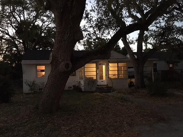 House at night