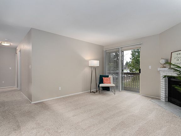 Bayview Apartment Homes Living Room and Patio Door Model Unit