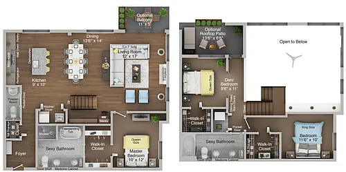 Floor plan D2ph