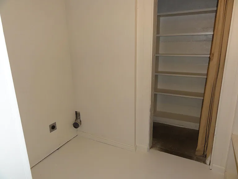 Washer/Dryer Area with Large Storage room