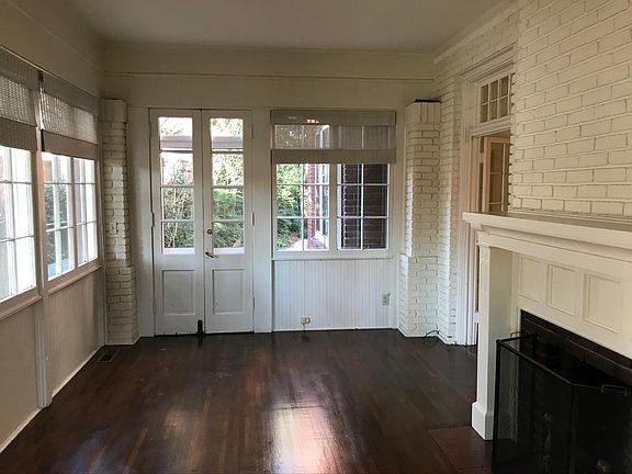 Sunroom looking west toward sideyard